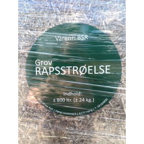 Box Straw rapshalm Grov Balle 24 kg/57 l.