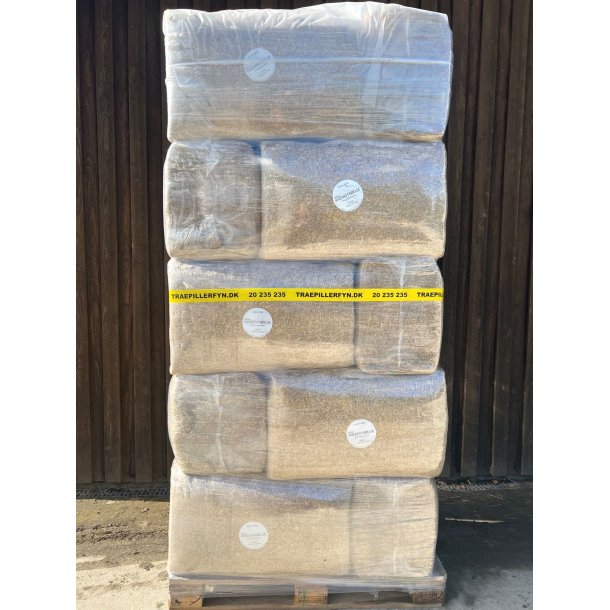 Box Straw hvedehalm med Eucacitrus duft Grov 15x24 kg Palle 850 l.
