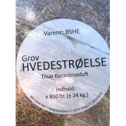 Box Straw hvedehalm med Eucacitrus duft Grov 15x24 kg Palle 850 l.