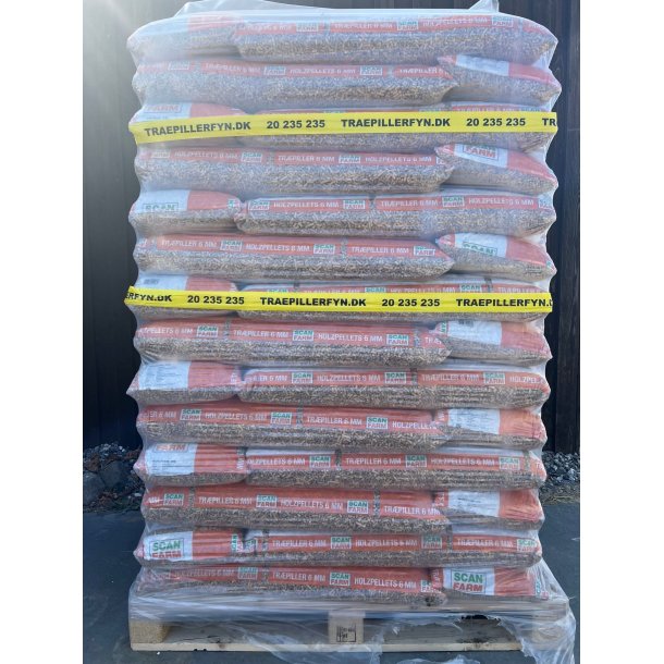 Svenske DLG Scanfarm Trpiller 8mm, Palle 896 kg.