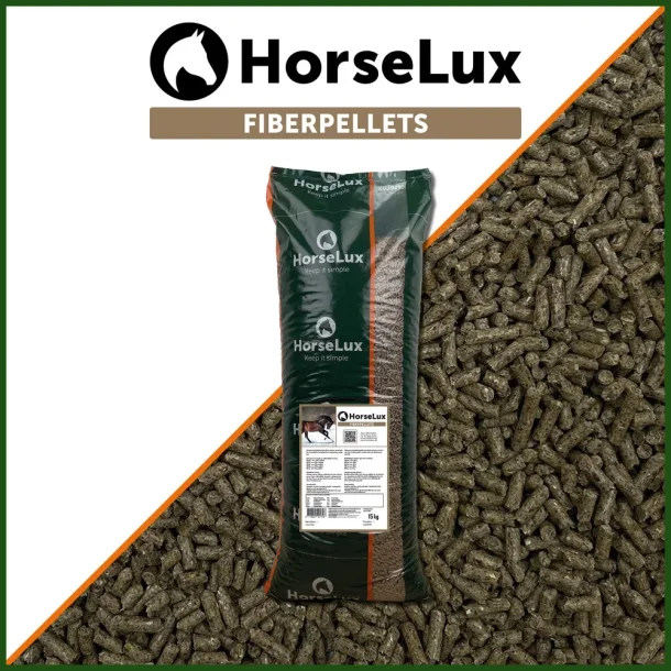 HorseLux Fiber Pellets, 15 kg